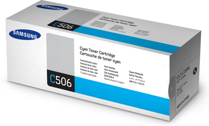 Samsung CLT-C506L High-Yield Cyan Original Toner Cartridge