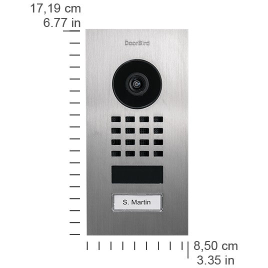 DoorBird D1101V FLUSH-MOUNT