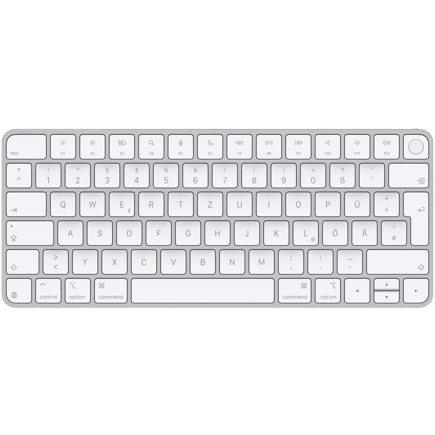 Apple Magic Keyboard with Touch ID for Mac models with silicon (USB–C) - German