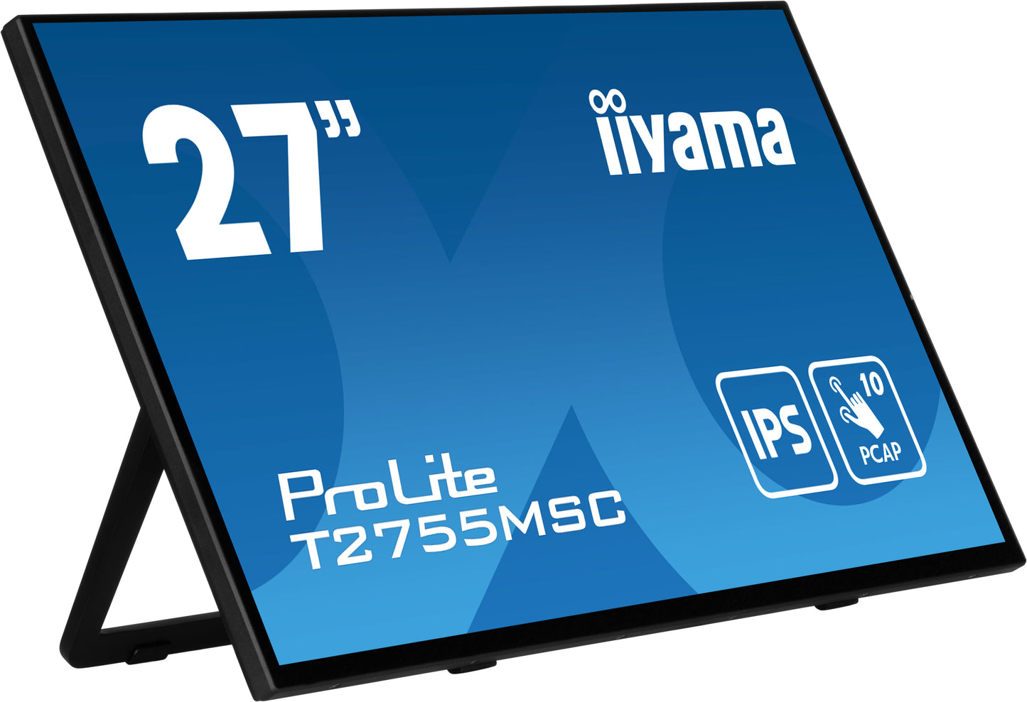 iiyama ProLite T2755MSC-B1 computer monitor 68.6 cm (27") 1920 x 1080 pixels Full HD LED Touchscreen Tabletop Black