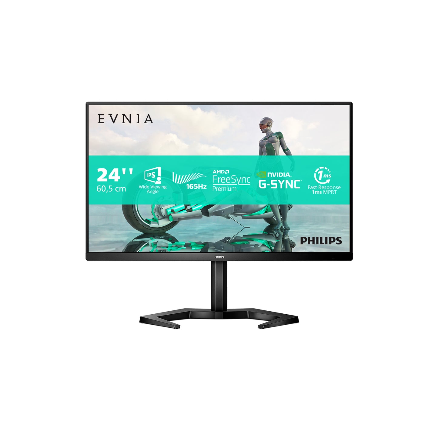 Philips Momentum 24M1N3200ZA/00 computer monitor 60.5 cm (23.8") 1920 x 1080 pixels Full HD LED Black