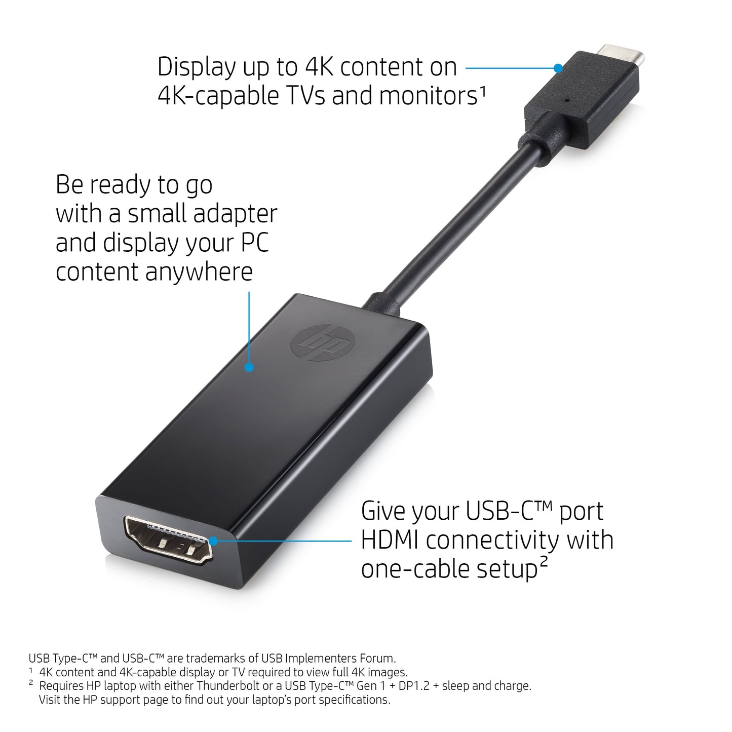 HP USB-C to HDMI 2.0