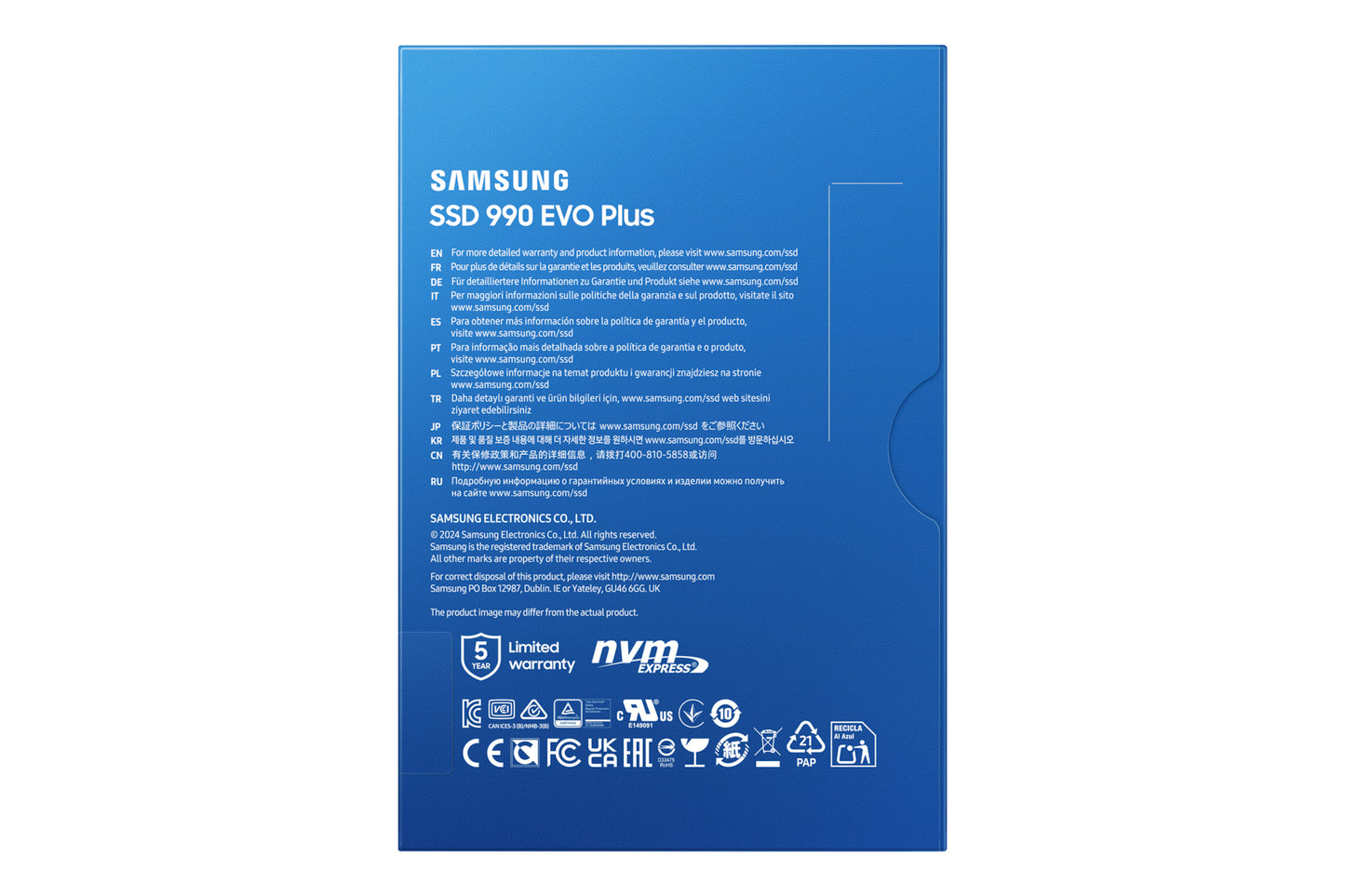 Samsung MZ-V9S4T0 4 TB M.2 PCI Express 4.0 NVMe V-NAND TLC