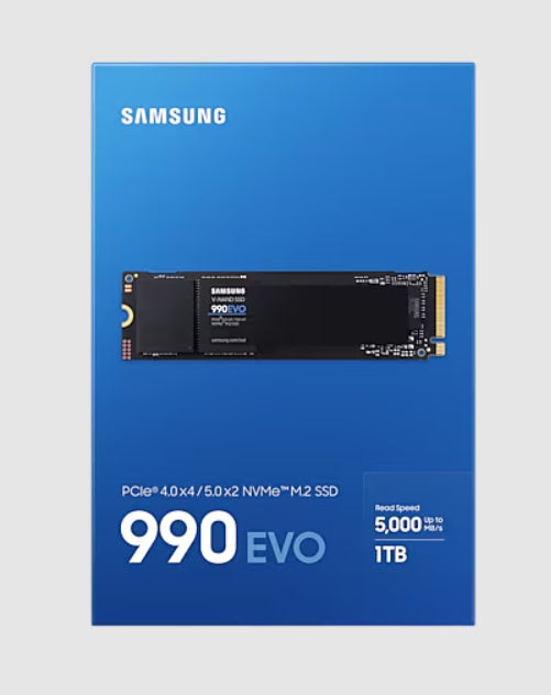 Samsung 990 EVO 1 TB M.2 PCI Express 4.0 NVMe V-NAND TLC