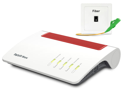 FRITZ!Box 5590 Fiber wireless router Gigabit Ethernet Dual-band (2.4 GHz / 5 GHz) White