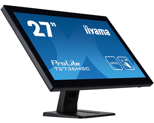 iiyama ProLite T2752MSC-B1 computer monitor 68.6 cm (27") 1920 x 1080 pixels Full HD LED Touchscreen Black