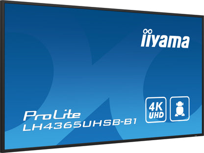 iiyama LH4365UHSB-B1 Signage Display - TECHDIRECT iiyama -  Ireland - Carlow - Dublin - Cork