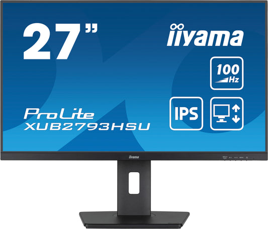 iiyama ProLite computer monitor 68.6 cm (27") 1920 x 1080 pixels Full HD LED Black