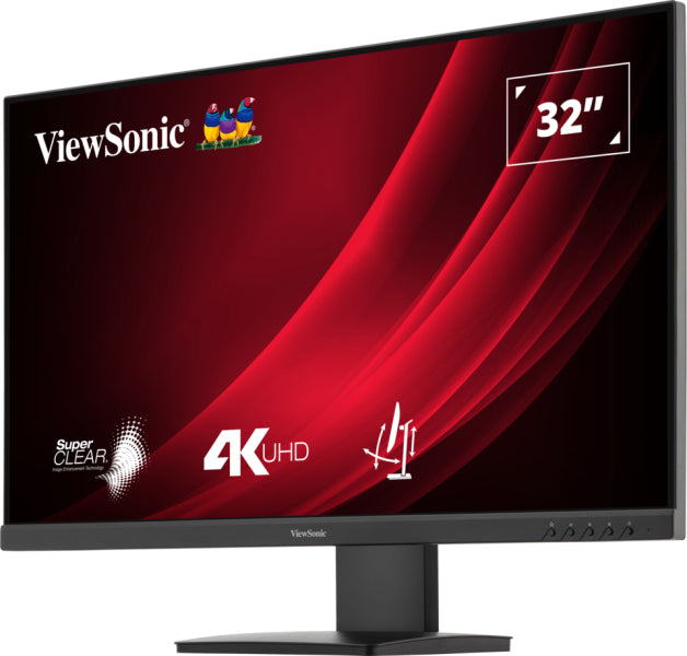 Viewsonic VG3208-4K computer monitor 81.3 cm (32") 3840 x 2160 pixels 4K Ultra HD LED Black