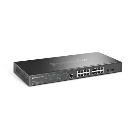 TP-Link Omada 16-Port 2.5G and 2-Port 10GE SFP+ L2+ Managed Switch with 8-Port PoE+