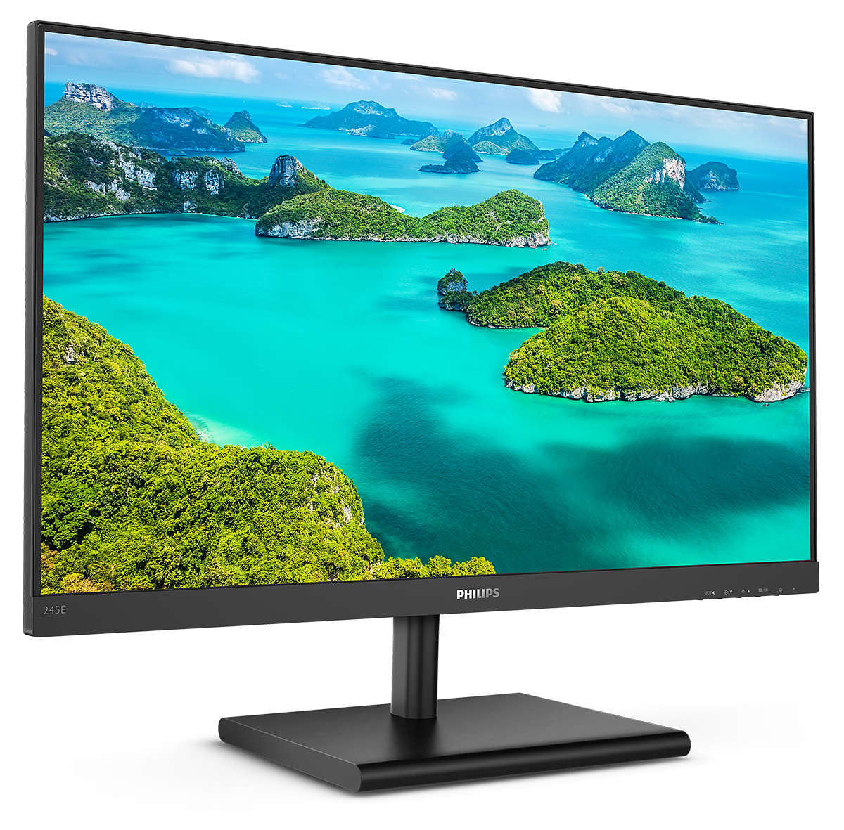 Philips E Line 245E1S/00 LED display 60.5 cm (23.8") 2560 x 1440 pixels 2K Ultra HD LCD Black