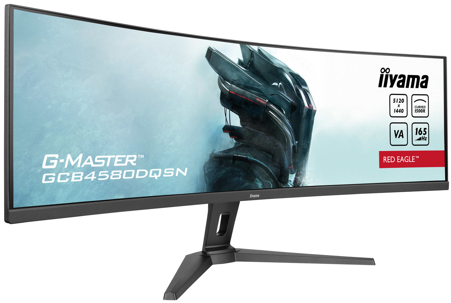 iiyama G-MASTER RED EAGLE CURVED computer monitor 114.3 cm (45") 5120 x 1440 pixels Dual QHD LED Black