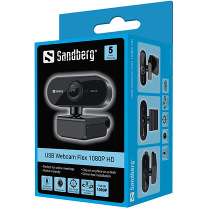 Sandberg USB Webcam Flex 1080P HD