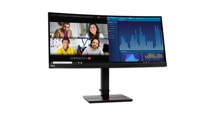 Lenovo ThinkVision P34w-20 LED display 86.7 cm (34.1") 3440 x 1440 pixels Wide Quad HD Black