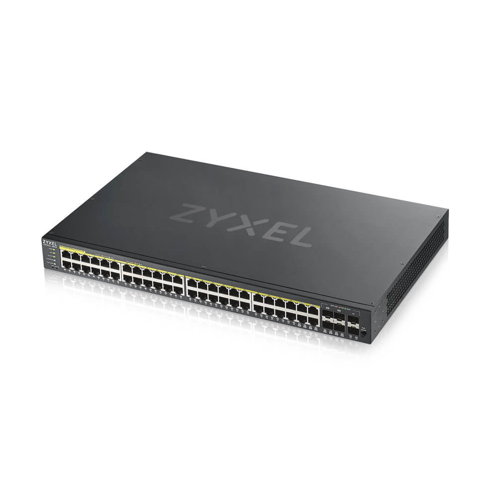 Zyxel GS1920-48HPV2 Managed Gigabit Ethernet (10/100/1000) Power over Ethernet (PoE) Black