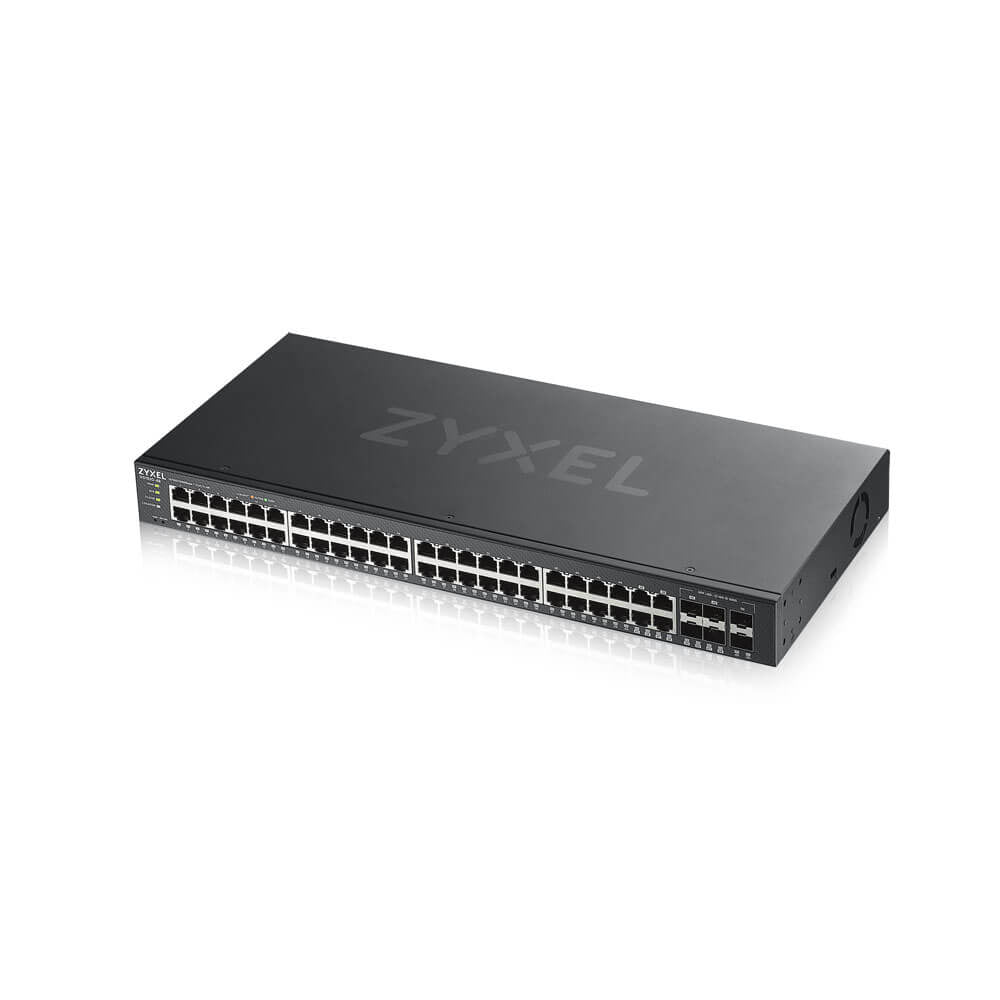 Zyxel GS1920-48V2 Managed Gigabit Ethernet (10/100/1000) Black