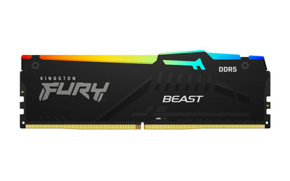 Kingston Technology FURY Beast 64GB 6000MT/s DDR5 CL36 DIMM (Kit of 2) RGB EXPO