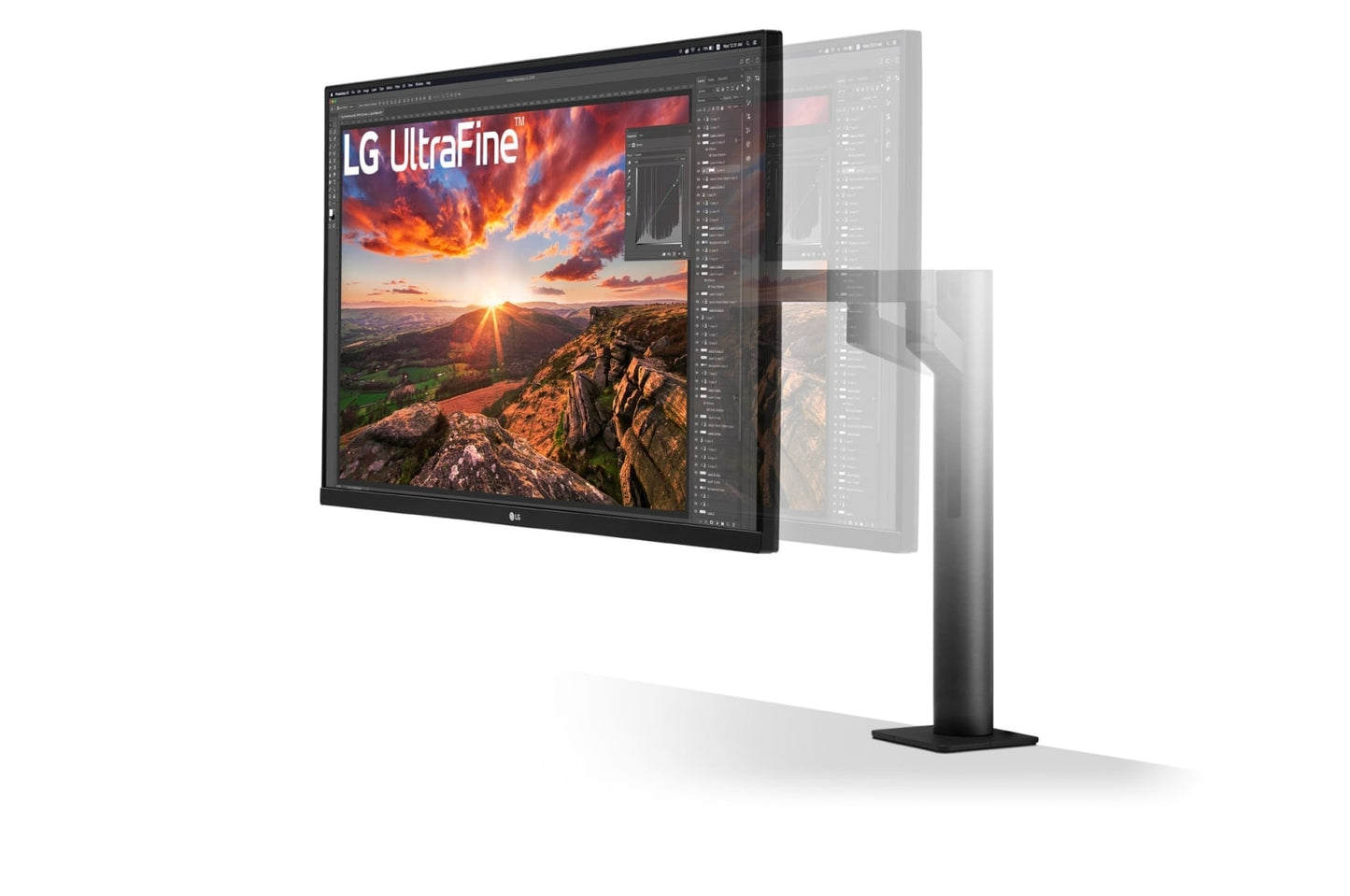 LG 32UN880P-B computer monitor 81.3 cm (32") 3840 x 2160 pixels 4K Ultra HD Black