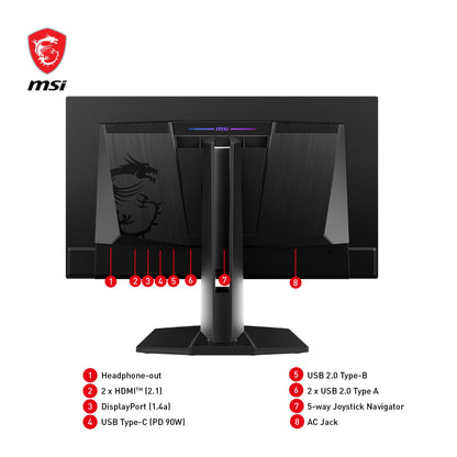 MSI MPG 271QRXDE QD-OLED computer monitor