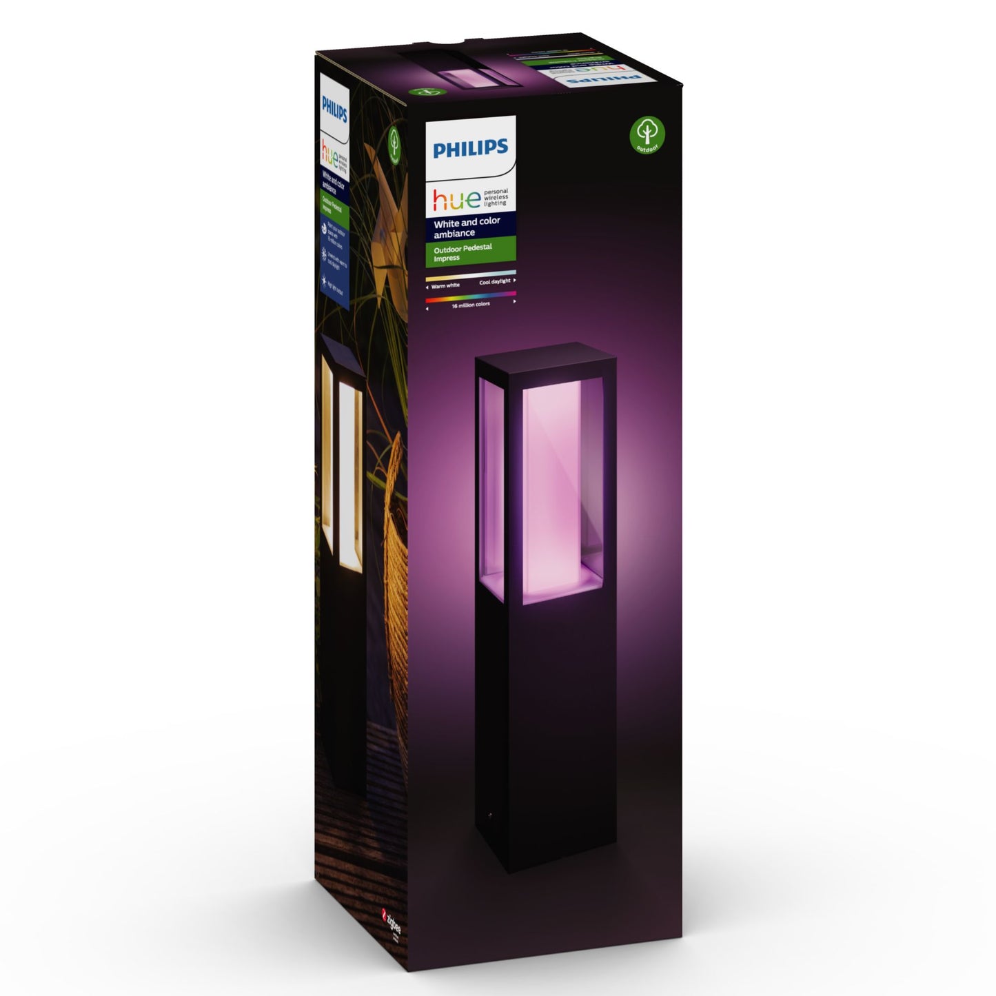 Philips Hue White and colour ambience IMPRESS OUTDOOR PEDESTAL LIGHT