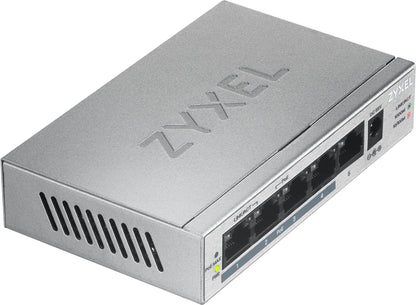 Zyxel GS1005HP Unmanaged Gigabit Ethernet (10/100/1000) Power over Ethernet (PoE) Silver