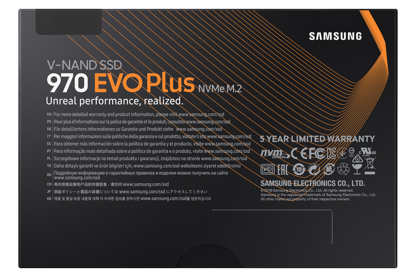 Samsung 970 EVO Plus 250 GB M.2 PCI Express 3.0 NVMe V-NAND MLC