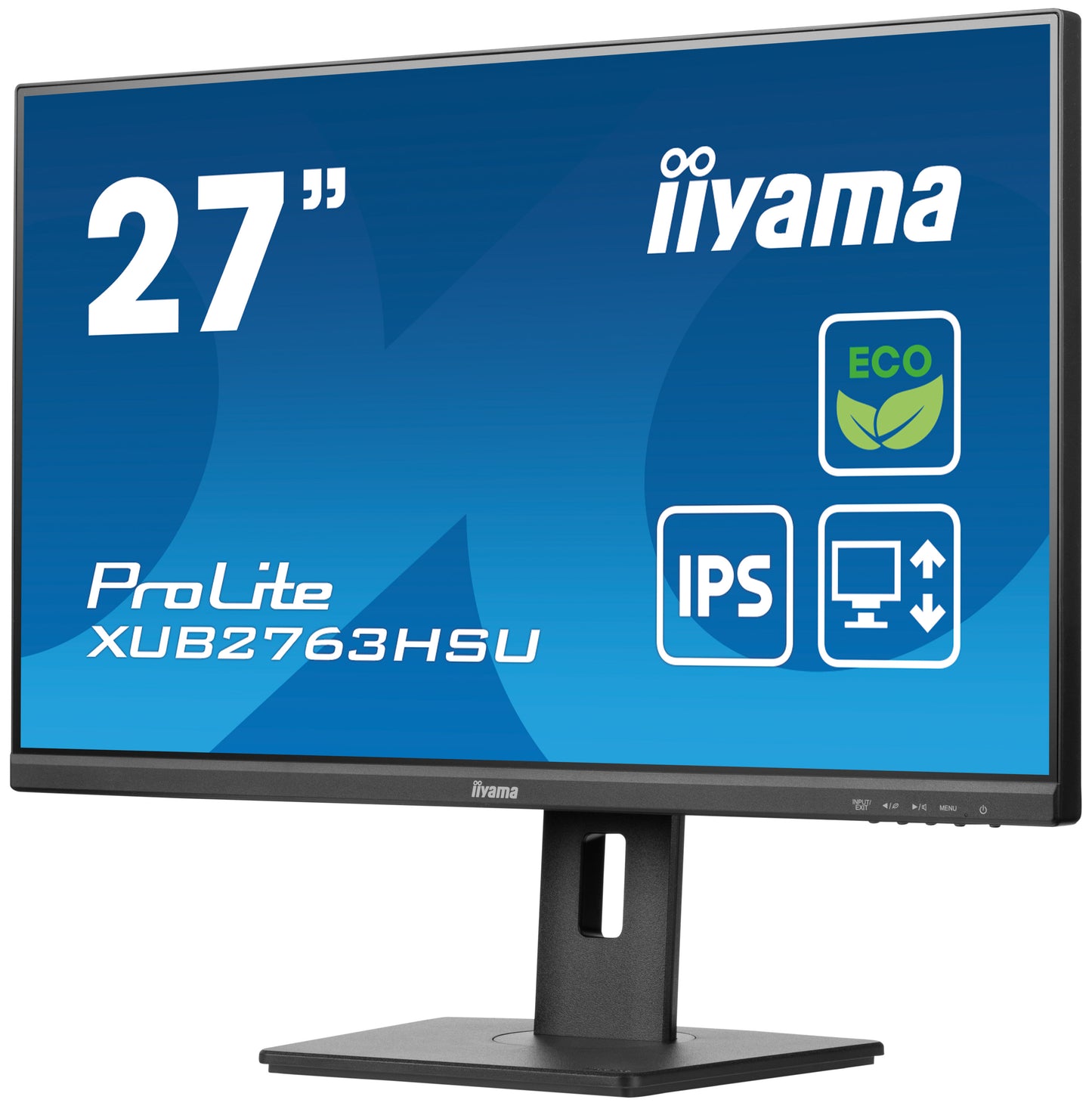 iiyama ProLite XUB2763HSU-B1 computer monitor 68.6 cm (27") 1920 x 1080 pixels Full HD LED Black