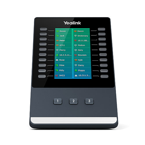 Yealink EXP50 IP add-on module Black, Grey 23 buttons