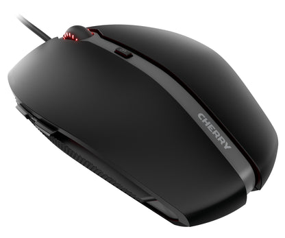 CHERRY GENTIX 4K Corded Mouse, Black, USB