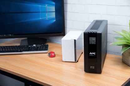 APC Back-UPS Pro, 1600VA/960W, Tower, 230V, 8x IEC C13 outlets, AVR, LCD, User Replaceable Battery