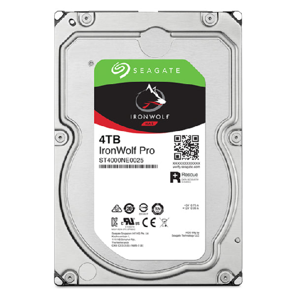 Seagate IronWolf Pro ST4000NT001 internal hard drive 4 TB 7200 RPM 256 MB 3.5"