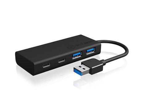 ICY BOX IB-HUB1426-U3 USB 3.2 Gen 1 (3.1 Gen 1) Type-A 5000 Mbit/s Black