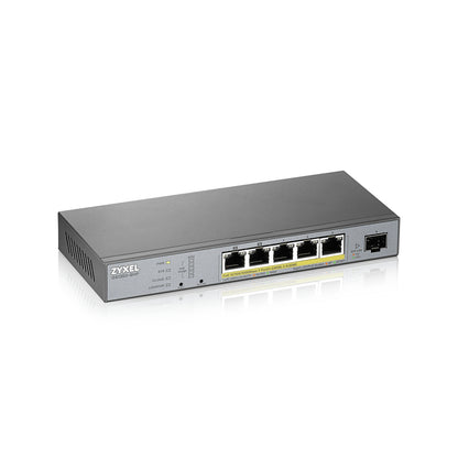 Zyxel GS1350-6HP-EU0101F network switch Managed L2 Gigabit Ethernet (10/100/1000) Power over Ethernet (PoE) Grey