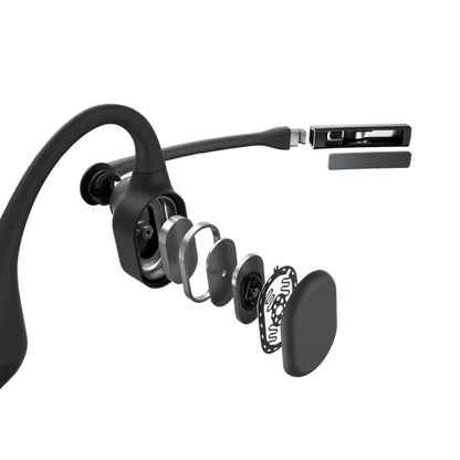 SHOKZ OpenComm Headset Wireless Handheld Calls/Music USB Type-A Bluetooth Black