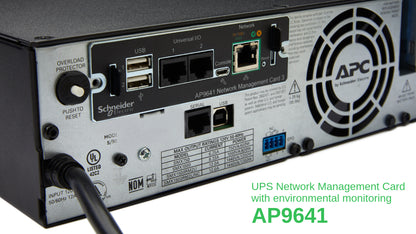 APC AP9641 Smart-UPS Network Management Card (gen3) with environmental monitoring