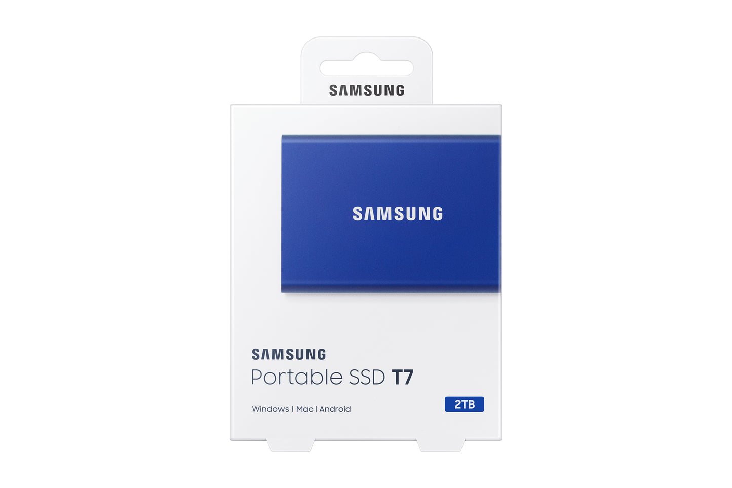 Samsung Portable SSD T7 2 TB USB Type-C 3.2 Gen 2 (3.1 Gen 2) Blue