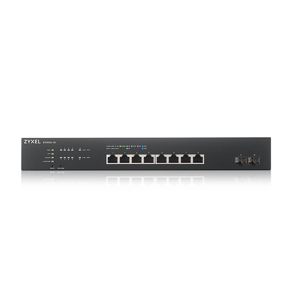 Zyxel XS1930-10-ZZ0101F network switch Managed L3 10G Ethernet (100/1000/10000) Black