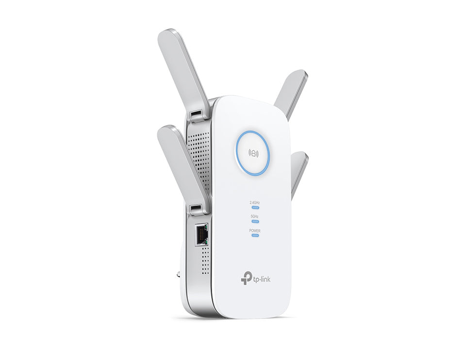 TP-Link RE650 network extender Network transmitter White 10, 100, 1000 Mbit/s