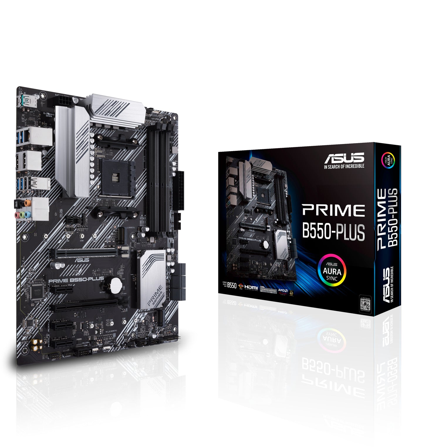 ASUS PRIME B550-PLUS AMD B550 Socket AM4 ATX