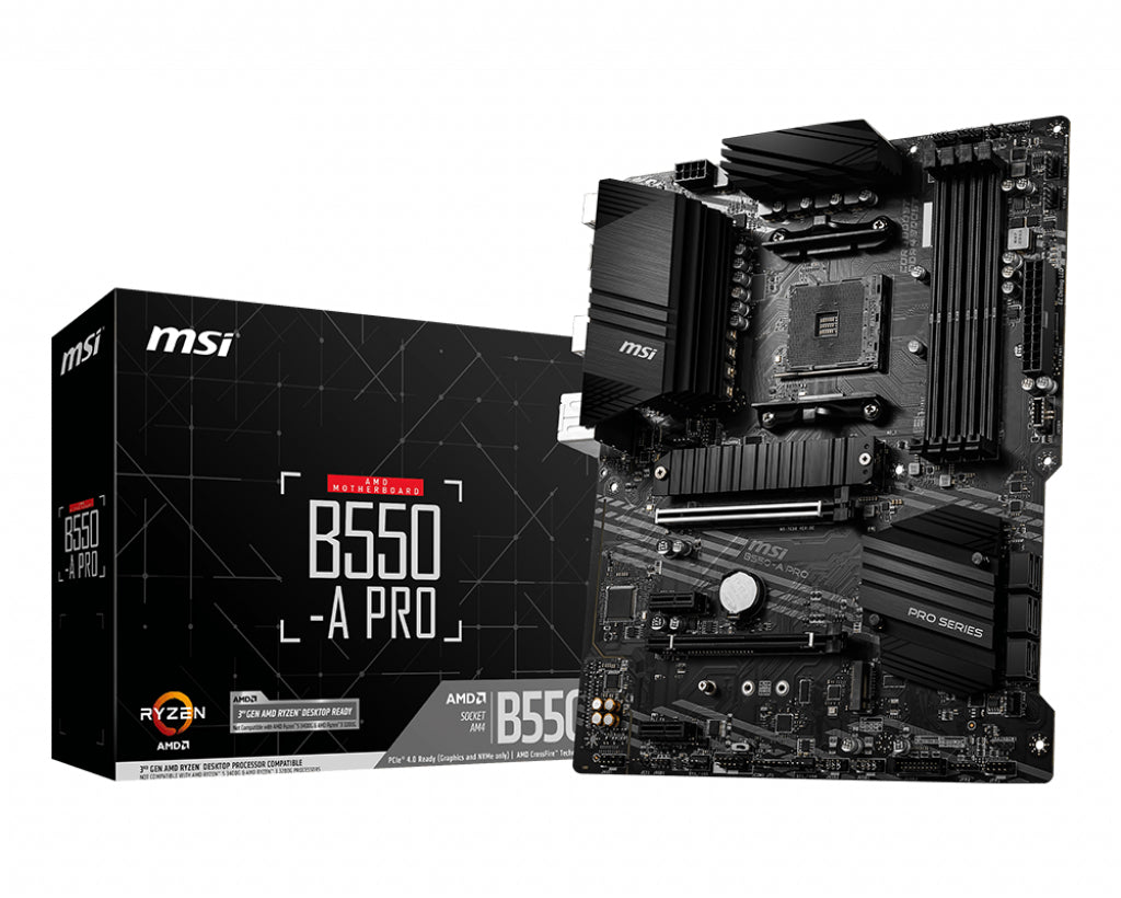 MSI B550-A PRO motherboard AMD B550 Socket AM4 ATX