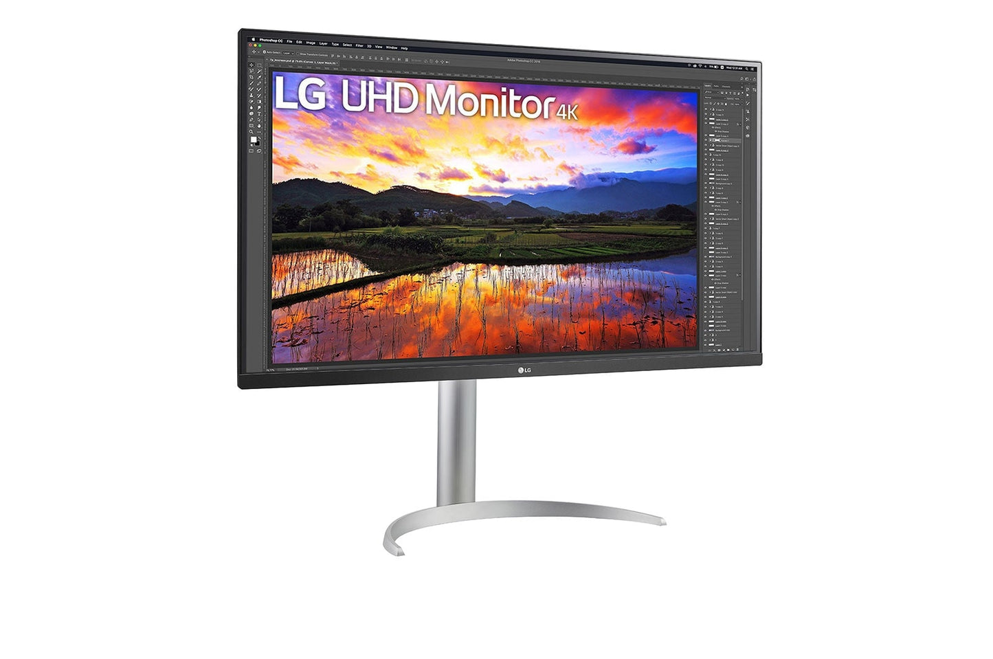 LG 32UP55NP-W computer monitor 80 cm (31.5") 3840 x 2160 pixels 4K Ultra HD White