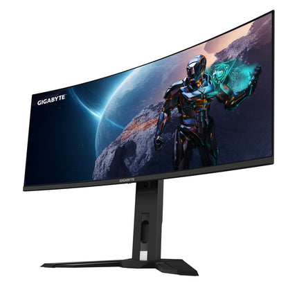 GIGABYTE MO34WQC 34" OLED WQHD Curved Gaming Monitor - 3440 x 1440, 175Hz, 0.03ms, KVM, 250 cd/m², FreeSync Premium Pro, DisplayHDR True Black 400, HDMI 2.1, Displayport 1.4