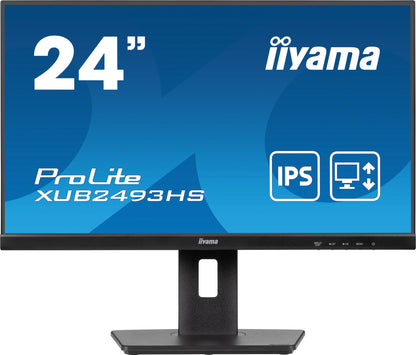 iiyama ProLite XUB2493HS-B6 computer monitor 60.5 cm (23.8") 1920 x 1080 pixels Full HD LED Black