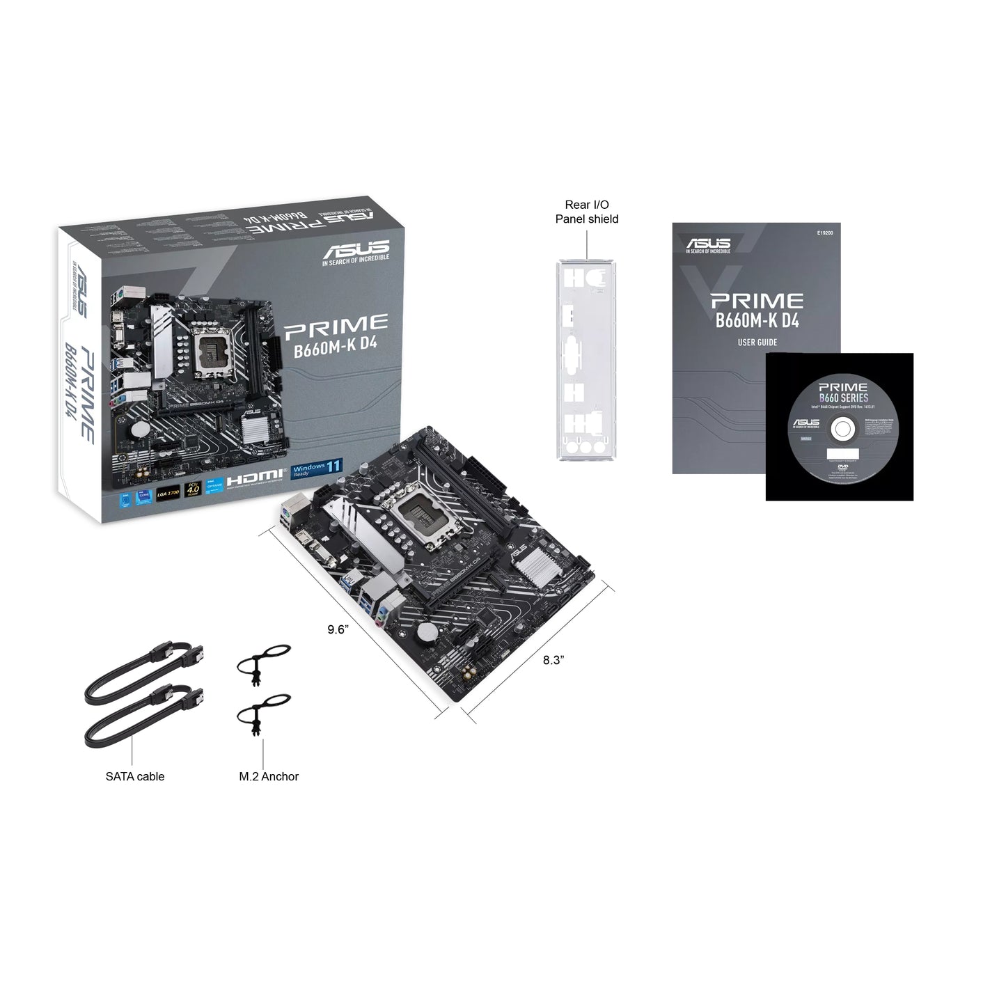 ASUS 1700 PRIME B660M-K D4 M-ATX Intel B660 LGA 1700 micro ATX