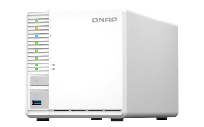 QNAP TS-364 NAS Tower Intel® Celeron® N5095 8 GB DDR4 0 TB QNAP Turbo System White