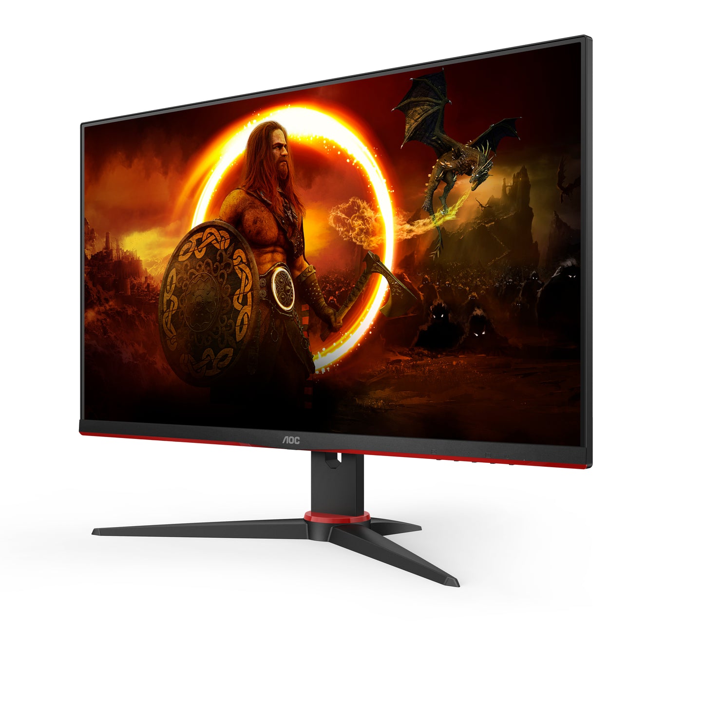 AOC 24G2SAE/BK computer monitor 60.5 cm (23.8") 1920 x 1080 pixels Full HD Black, Red