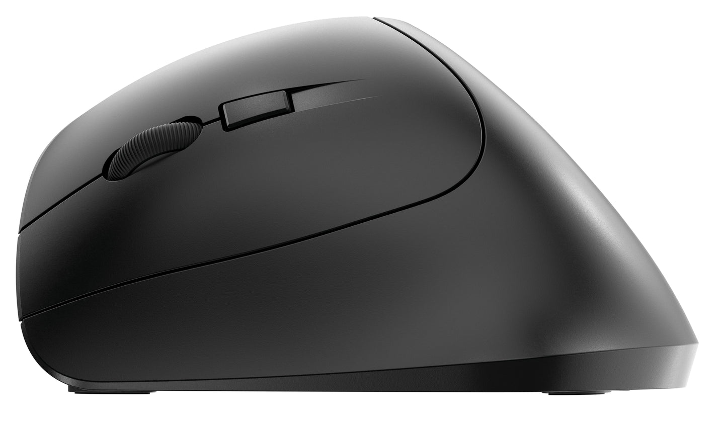 CHERRY MW 4500 LEFT Wireless 45 Degree Mouse, Black, USB