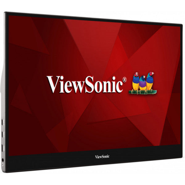 Viewsonic TD1655 computer monitor 39.6 cm (15.6") 1920 x 1080 pixels Full HD LED Touchscreen Multi-user Black, Silver