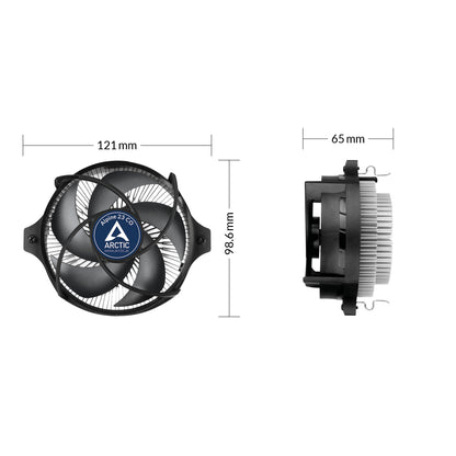 ARCTIC Alpine 23 CO - Compact AMD CPU-Cooler for continuous operation