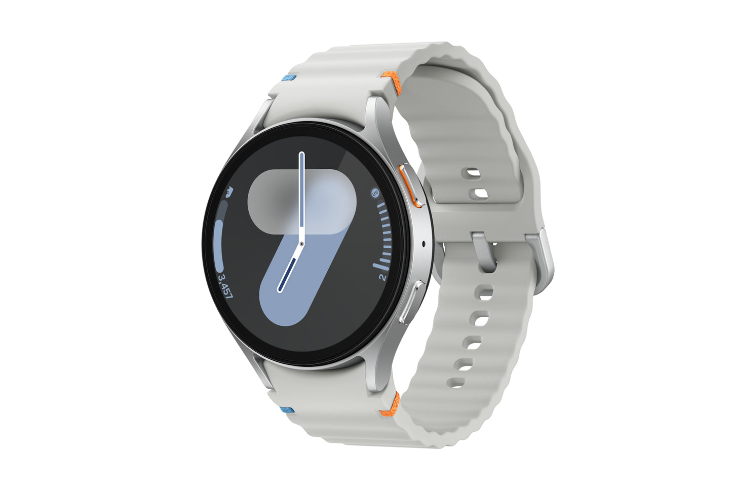 Samsung Galaxy Watch7 3.81 cm (1.5") AMOLED 44 mm Digital 480 x 480 pixels Touchscreen 4G Silver Wi-Fi GPS (satellite)